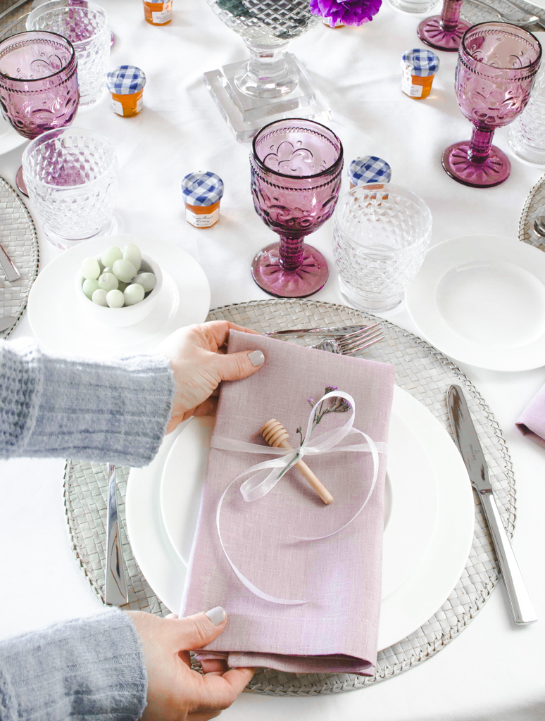 Servilletas de Vajilla de cena para decoración de cocina estilo Vintage con rosas rojas servilletas de mesa sencillas con estampado de flores de colores 